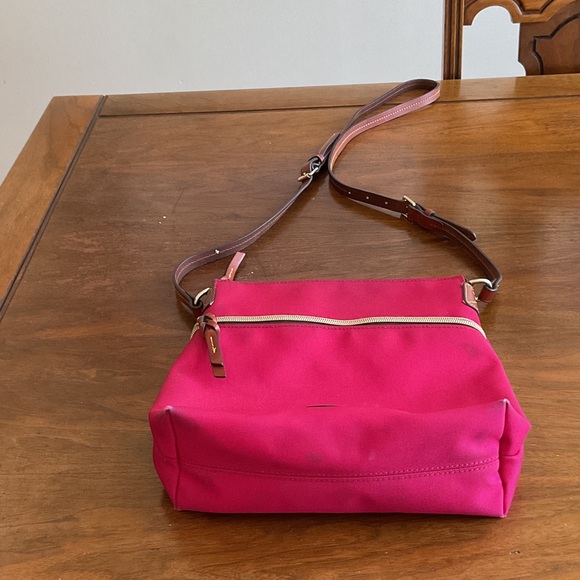 Dooney & Bourke Handbags - Dooney & Bourke Fuchsia Crossbody Bag